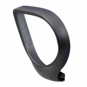 Coppia braccioli fissi ovali Unisit Jack nero - ACCBRJCF2