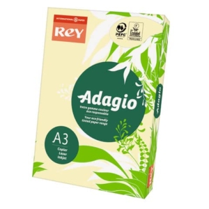 Carta colorata A3 Sylvamo Rey Adagio 160 g/m² giallo canarino 03 - Risma da 250 fogli - ADAGI160X484
