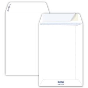 Buste a sacco Pigna Envelopes Competitor strip 80 g/m² 162x229 mm bianco Conf. da 20 buste - 0654555