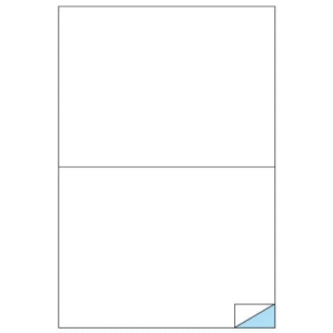 Etichette bianche MARKIN Copiatabu permanenti 210x148,5 mm senza margine 2 et./foglio - conf. 100 fogli - X210C509