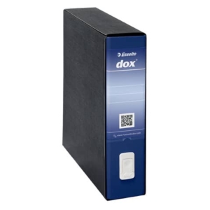 Registratore a leva DOX9 formato speciale 35,5x31,7 cm - dorso 8 cm trattata antimpronta blu - 000212A4