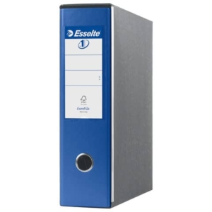 Registratori con custodia Esselte G53 Eurofile commerciale Dorso 8 cm cartone rivestito in PP blu - 390753050
