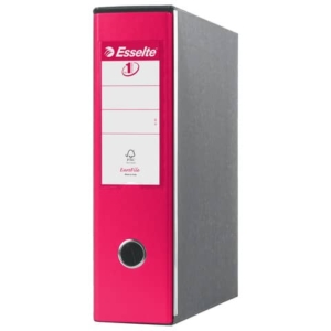 Registratori con custodia Esselte G53 Eurofile commerciale Dorso 8 cm cartone rivestito in PP fucsia - 390753900