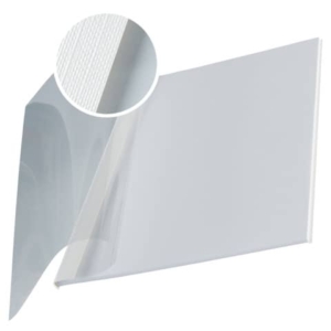 Copertina flessibile max 10-35 fogli Leitz impressBIND in PPL con dorso da 3,5 mm A4 bianco conf. da 10 - 73980001