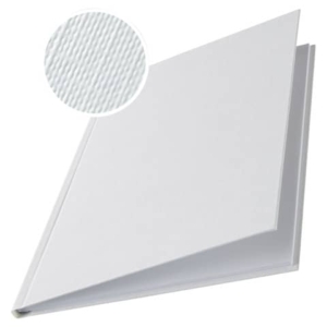 Copertina rigida 10-35 fogli Leitz impressBIND in cartone con dorso da 3,5 mm A4 bianco conf. da 10 - 73900001