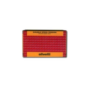 Nastro 2605/3NR Olivetti nero-rosso 80406