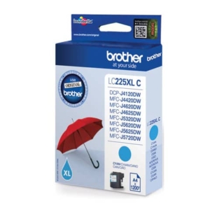 Cartuccia inkjet alta resa LC-225 Brother ciano LC-225XLC
