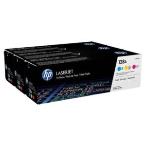 Toner 128A HP ciano+magenta+giallo  Conf. 3 - CF371AM