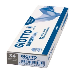Matita colorata GIOTTO Supermina grigio caldo 34 - F239034