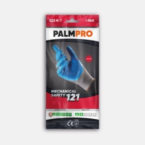 Guanti riusabili in maglia nylon senza cuciture Icoguanti blu/grigio L NLX/L