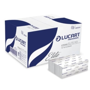 Asciugamani piegati a ''M'' Lucart Elite M3 3 veli 15 conf. da 125 pezzi 865004B