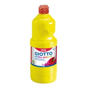 Tempera a base d'acqua GIOTTO Extra Quality flacone 1 lt giallo primario F533402