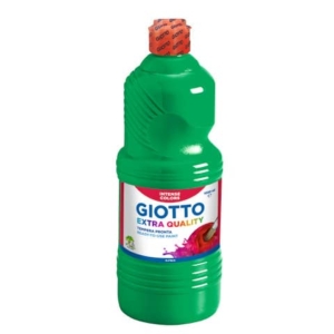 Tempera a base d'acqua GIOTTO Extra Quality flacone 1 lt verde F533412