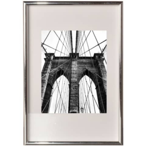 Cornice Methodo Hooker Crilex da parete A4 argento K980165