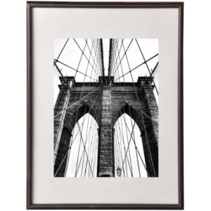 Cornice Methodo Hooker Crilex da parete A4 nero K980101