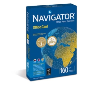 Carta per fotocopie A4 Navigator Office Card 160 g/m² Risma da 250 fogli - NOC1600067