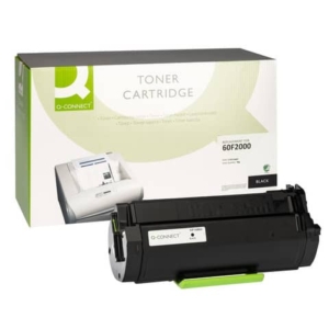 Toner Q-Connect rigenerato Lexmark 60F2000 nero - KF16883