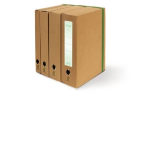 Portaprogetti con elastico piatto EURO-CART Eco Elite ''FSC'' dorso 4 cm avana - FMCXCPECO04ELPAV