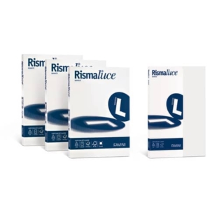 Carta per fotocopie A4 Favini Rismaluce Bianca 100 g/m² Risma da 300 fogli - A680304