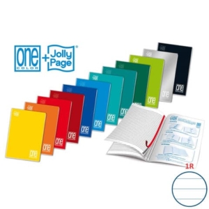 Maxi quaderno One Color A4 punto metallico - 20+1 ff 80 g/m² - rigatura 0C - 1414