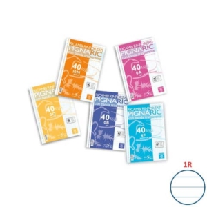 Ricambi per quaderni Pignaric Pigna a 4 fori 80 g/m² A4 1R Conf. 40 fogli - 02194591R