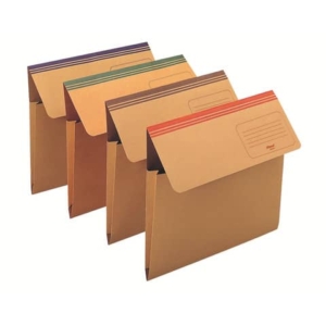 Cartelline a busta King Mec Dixie Mec con soffietto da 4 cm assortiti - 33,7x26,2 cm conf. da 20 pezzi - 29955