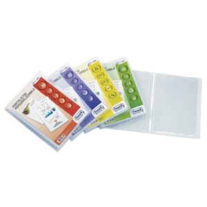 Portalistini a fogli fissi Favorit Sviluppo personalizzabili 15x21 cm - 20 buste trasparente - 100460235