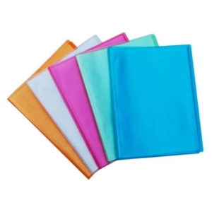 Portalistini fogli fissi Favorit buccia d'arancia 22x30 cm 60 buste assortiti 400090483