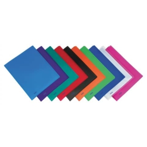 Portalistino a fogli fissi FAVORIT Sviluppo buccia d'arancia 22x30 cm 10 buste blu - 100460245