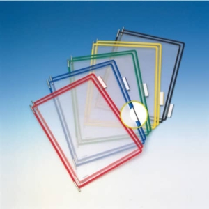 Buste per leggio Tarifold® T-Technic A4 assortiti - PVC bordo rinforzato Conf. 10 pezzi - B114009