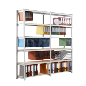 Modulo aggiuntivo scaffalatura Paperflow RANG'ECO SF fisso 125x37x195 cm grigio - K652232