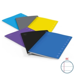 Quaderno 42 fogli PIGNA Monocromo A5 a righe C assortiti 02217780C