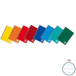Quaderno spiralato One Color 140 ff A4 - righe 1R 1291