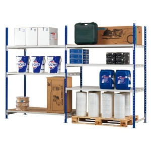 Modulo aggiuntivo per scaffalatura Paperflow RANG'ECO+ regolabile 100x80x200 cm blu - K603181