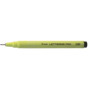 Penna punta in fibra Pilot Lettering colore nero 1 mm - 008465