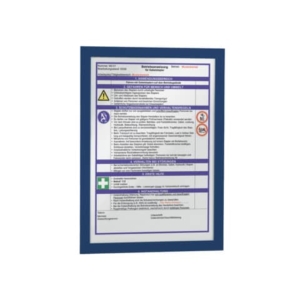 Cornice espositiva Durable Duraframe® A4 236x323 blu conf. 10 pz - 4882-07