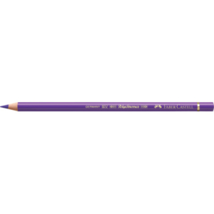 Matite colorate permanenti Faber Castell Polychromos mina 3,8 mm conf. 6 pezzi - viola porpora - 110136