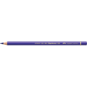 Matite colorate permanenti Faber Castell Polychromos mina 3,8 mm conf. 6 pezzi - viola blu - 110137