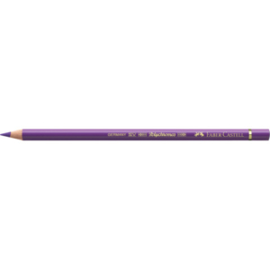 Matite colorate permanenti Faber Castell Polychromos mina 3,8 mm conf. 6 pezzi - viola manganese - 110160