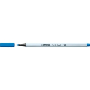 Pennarello Stabilo Pen 68 brush - punta a pennello - M 1 mm blu scuro 568/41