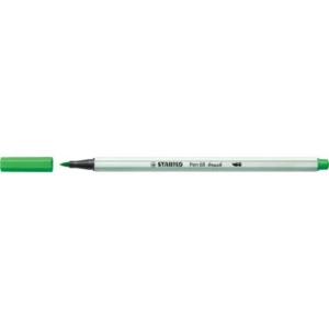 Pennarello Stabilo Pen 68 brush - punta a pennello - M 1 mm verde chiaro 568/33