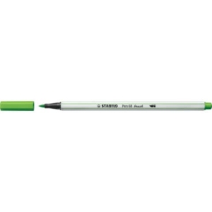 Pennarello Stabilo Pen 68 brush - punta a pennello - M 1 mm verde foglia 568/43