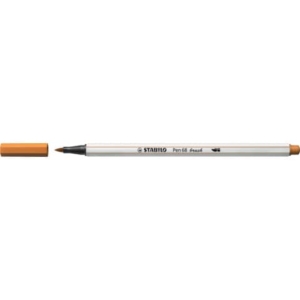 Pennarello Stabilo Pen 68 brush - punta a pennello - M 1 mm ocra scuro 568/89