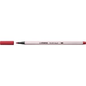 Pennarello Stabilo Pen 68 brush - punta a pennello - M 1 mm rosso scuro 568/50