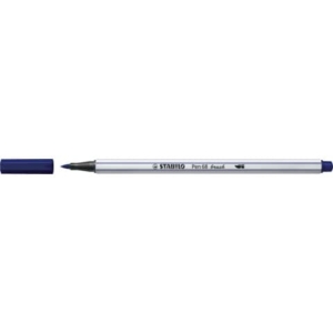 Pennarello Stabilo Pen 68 brush - punta a pennello - M 1 mm blu di prussia - 568/22
