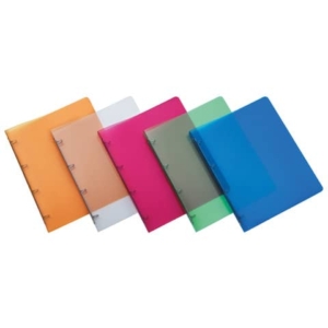 Raccoglitore Favorit Lumina in PPL A4 4 anelli tondi Ø 30 mm - 22x30 cm - trasparente neutro - 400083623