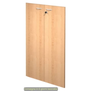 Ante con serratura faggio 80x115 cm in melaminico per mobile medio linea Presto Artexport - 60069M/6