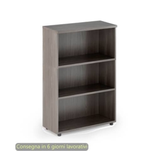 Mobile a giorno medio frassino toscano 80x35xH.120 cm con 2 ripiani regolabili linea Presto Artexport -  035/F