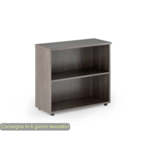 Mobile a giorno basso frassino toscano 80x35xH.72 cm con 1 ripiano regolabile linea Presto Artexport - 030/F