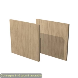 Coppia di dietri rovere per libreria componibile Maxicolor Artexport - 32,2x32,1 cm - 2R MaxC/C